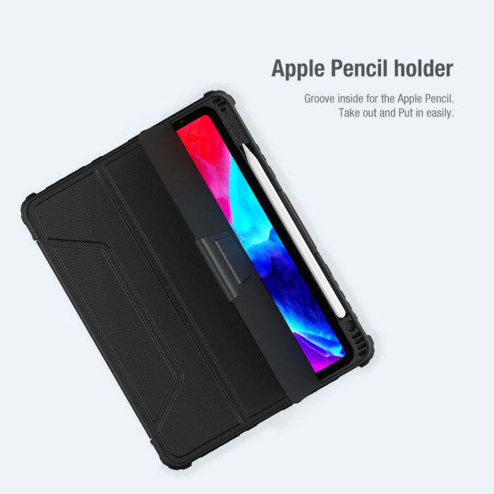 Калъф Nillkin Bumper PRO Protective Stand Case за iPad 10.9 2020/Air 4/Pro 11 2020/Pro 11 2021 - Black - Image 8