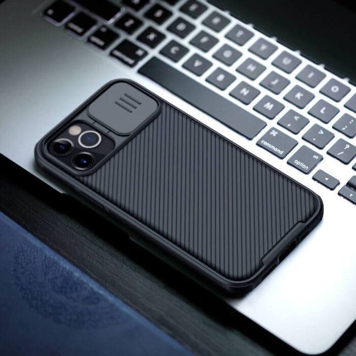Калъф Nillkin CamShield Pro Hard Case за iPhone 12/12 Pro 6.1 Black - Image 5