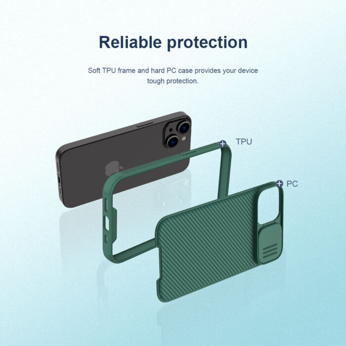 Калъф от Nillkin CamShield PRO Hard Case for Apple iPhone 13/14 Black - Image 4