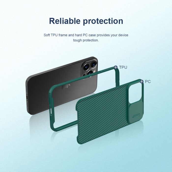 Калъф Nillkin CamShield Pro Hard Case for Apple iPhone 13 Pro Max Black - Image 4
