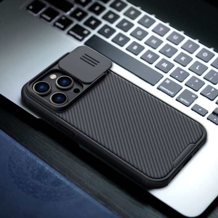 Калъф от  Nillkin CamShield PRO Hard Case за Apple iPhone 14 Pro Max Black - Image 6