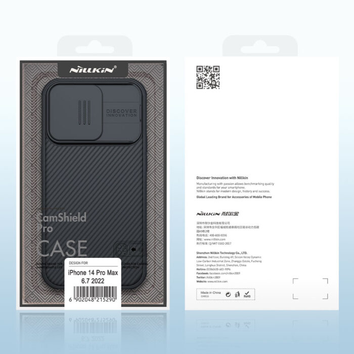 Калъф от  Nillkin CamShield PRO Hard Case за Apple iPhone 14 Pro Max Black - Image 7