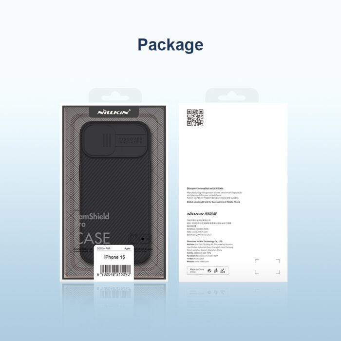 Калъф от Nillkin CamShield PRO Hard Case за Apple iPhone 15 Black - Image 7
