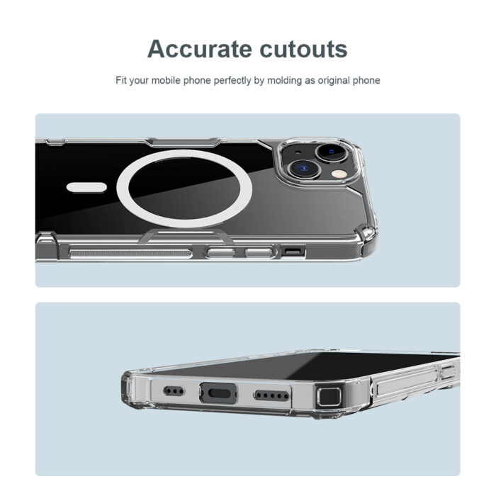 Калъф Nillkin Nature TPU PRO Magnetic Cover for Apple iPhone 13/14 Transparent - Image 5