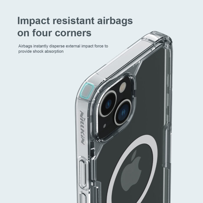 Калъф Nillkin Nature TPU PRO Magnetic Cover for Apple iPhone 13/14 Transparent - Image 7