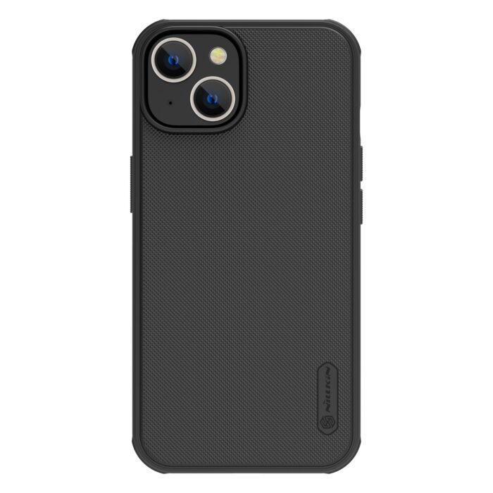 Калъф от Nillkin Super Frosted PRO Back Cover за Apple iPhone 14 Black (Without Logo Cutout) - Image 1