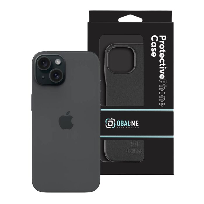 Калъф от OBAL:ME LeatherTanga Cover за Apple iPhone 15 Black - Image 4