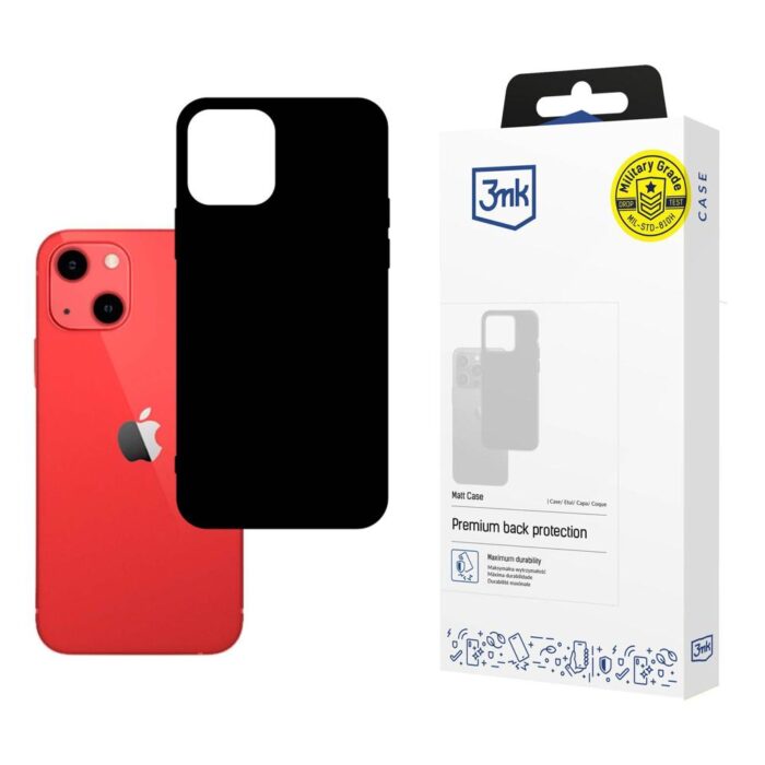 Калъф от 3mk за Apple Iphone 13 Matt Case - Black - Image 1