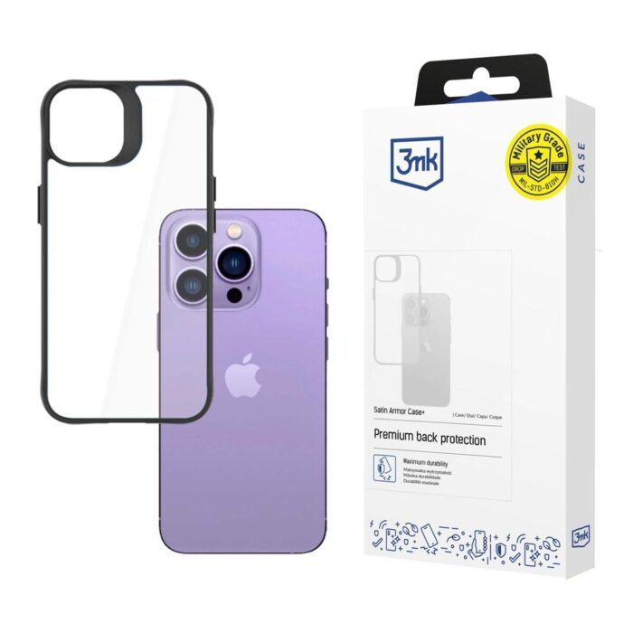 Калъф от 3mk за Apple iPhone 14 Pro Satin Armor Case+ - Image 1