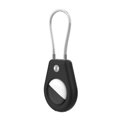 Калъф за Apple AirTag Case withSteel Cable - Black