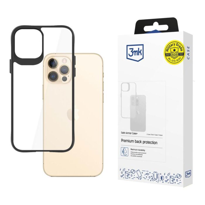 Калъф от 3mk за Apple iPhone 12 Pro Max Satin Armor Case+ - Image 1