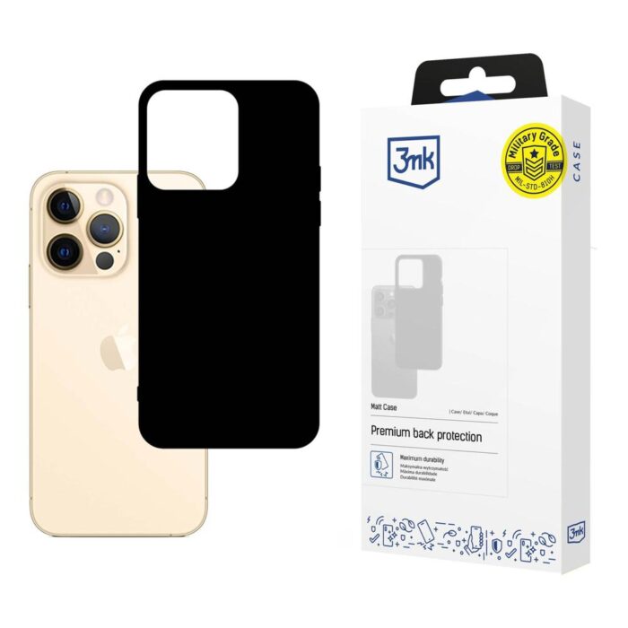 Калъф от 3mk за Apple Iphone 13 Pro Matt Case - Black - Image 1