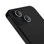 Стъклен Протектор от 4phones за задна камера за Apple iPhone 15 - 3MK Lens Protection Pro Silver - Image 2