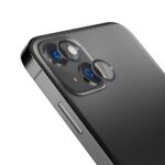 Стъклен Протектор от 4phones за задна камера за Apple iPhone 15 - 3MK Lens Pro Graphite - Image 2