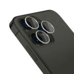 Стъклен Протектор от 4phones за задна камера за Apple iPhone 15 Pro - 3MK Lens Pro Tempered Glass Lens Protector Silver - Image 2