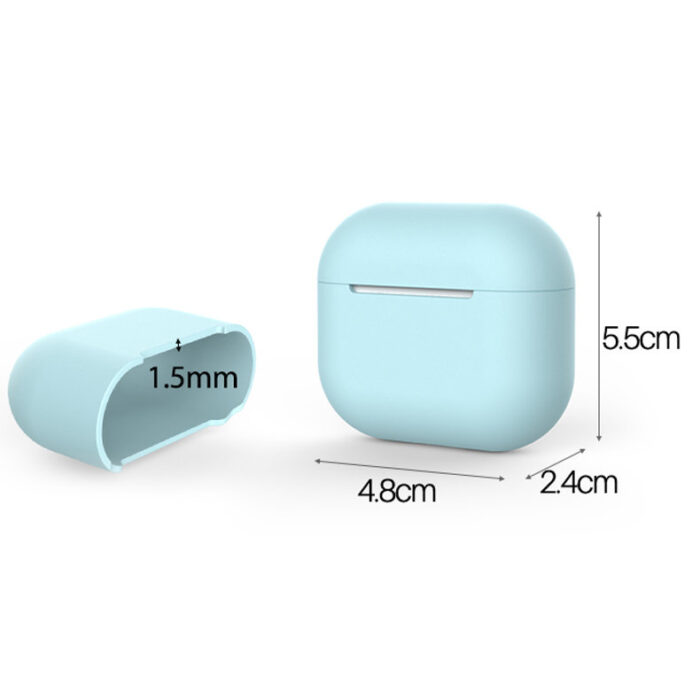 Калъф за AirPods 3 silicone softcover for headphones blackcase C - Image 3