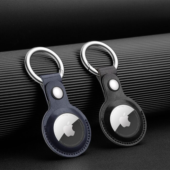 Калъф от Dux Ducis4pcs set Silicone flexiblecover keychain loop casefor Apple AirTag Black /Green / Pink / Blue - Image 22