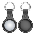 Калъф от Dux Ducis4pcs set Silicone flexiblecover keychain loop casefor Apple AirTag Black /Green / Pink / Blue - Image 2