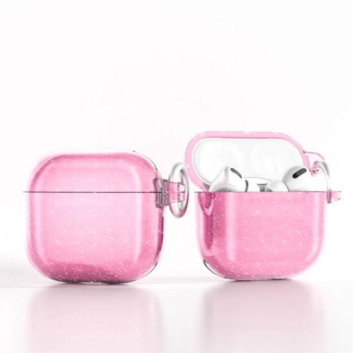 Калъф Glitter Casefor AirPods 4 - Pink - Image 1
