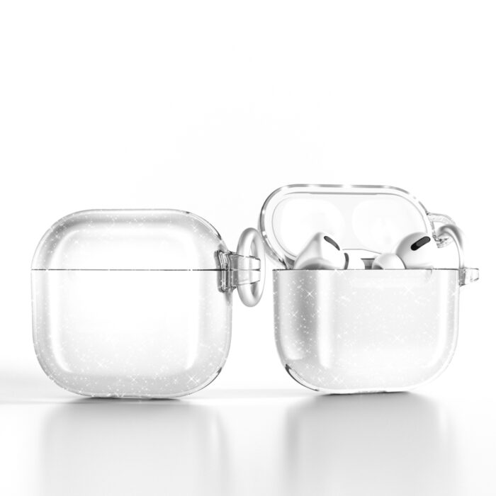 Калъф Glitter Casefor AirPods 4 - Transparent - Image 1