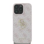 Калъф от Guess PU 4G Metal Logo Case за iPhone 16 Pro Max Pink - Image 3