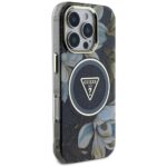 Калъф от Guess IML Glitter Magnolia and Triangle Logo MagSafe Case за iPhone 16 Pro - Image 4