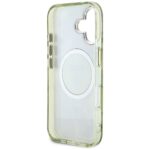 Калъф от Guess IML Glitter Magnolia and Triangle Logo MagSafe Case for iPhone 16 Gray - Image 7