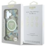 Калъф от Guess IML Glitter Magnolia and Triangle Logo MagSafe Case for iPhone 16 Gray - Image 8