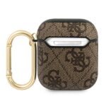 Калъф Guess 4G Script PC/PU Case for Airpods 1/2 - Brown - Image 2