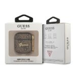 Калъф Guess 4G Script PC/PU Case for Airpods 1/2 - Brown - Image 3