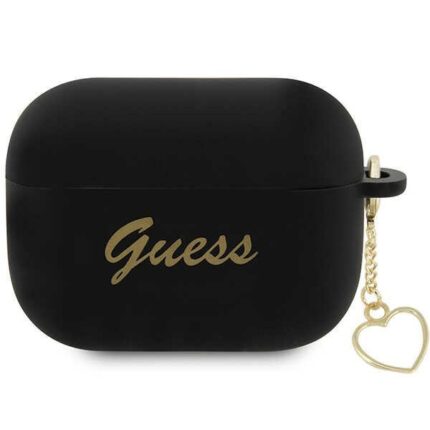 Калъф Guess 4G Charms Heart Silicone Case за Airpods Pro 2 - Black