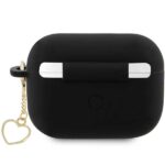 Калъф Guess 4G Charms Heart Silicone Case за Airpods Pro 2 - Black - Image 2
