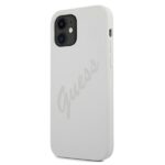 Калъф Guess Silicone Vintage Case for iPhone 12 mini 5.4 Cream - Image 2