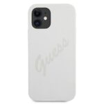 Калъф Guess Silicone Vintage Case for iPhone 12 mini 5.4 Cream - Image 3
