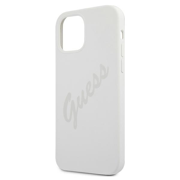 Калъф Guess Silicone Vintage Case for iPhone 12 mini 5.4 Cream - Image 6