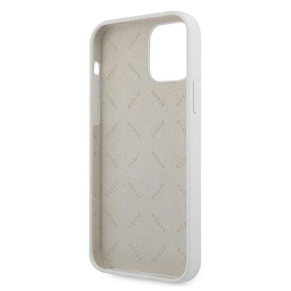 Калъф Guess Silicone Vintage Case for iPhone 12 mini 5.4 Cream - Image 7