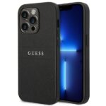 Калъф от Guess PU Leather Saffiano Case за iPhone 14 Pro Black