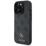 Калъф от Guess PU 4G Small Metal Logo MagSafe Case за iPhone 16 Pro Max Grey - Image 2