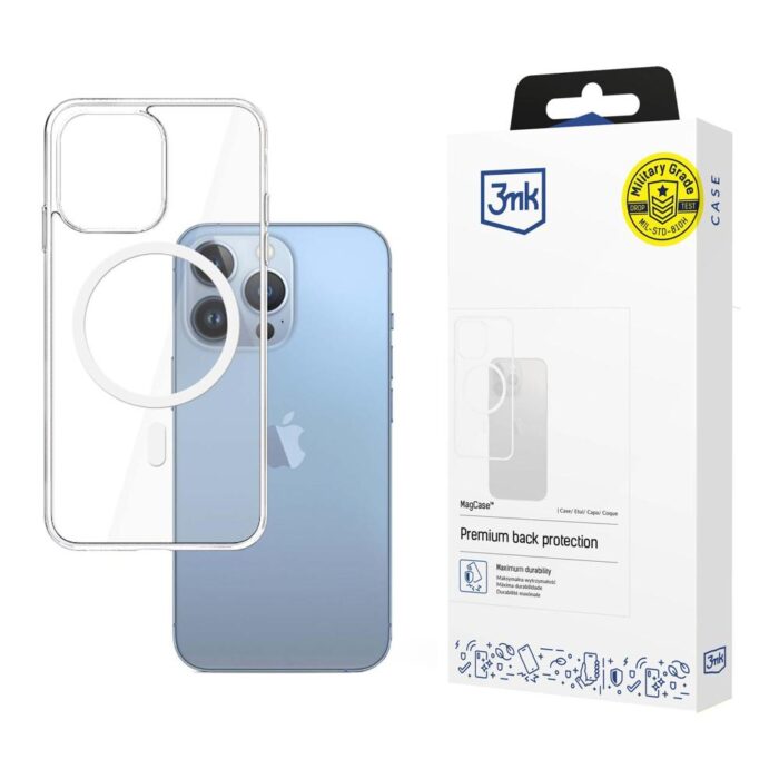 Калъф 3mk Mag Case за iPhone 13 Pro - прозрачен - Image 1