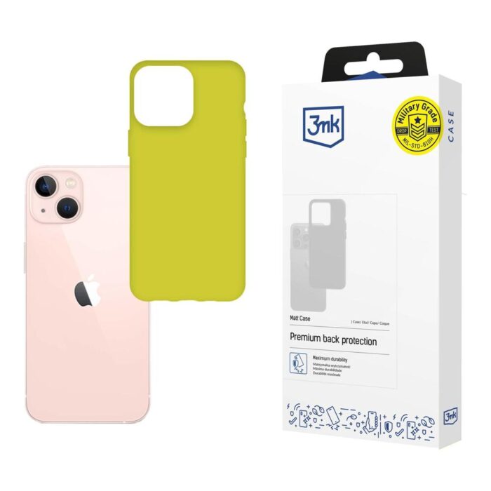 Калъф от 3mk за Apple iPhone 14 Matt Case - Lime - Image 1