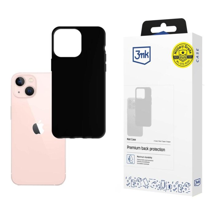 Калъф от 3mk за Apple iPhone 14 Matt Case - Black - Image 1