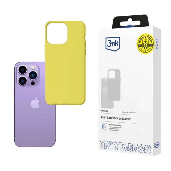Калъф от 3mk Apple iPhone 14 Pro Matt Case - Lime - Image 1