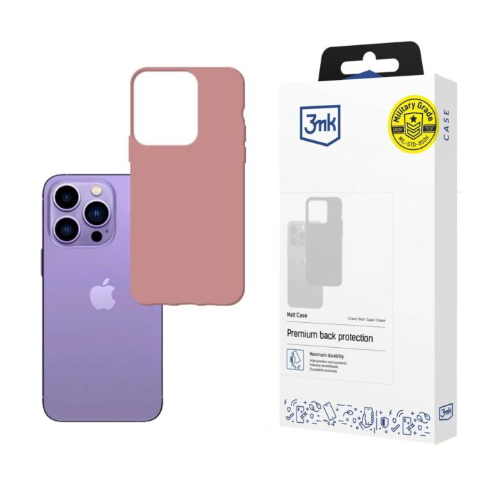Калъф от 3mk за Apple iPhone 14 Pro Max Matt Case - Lychee - Image 1