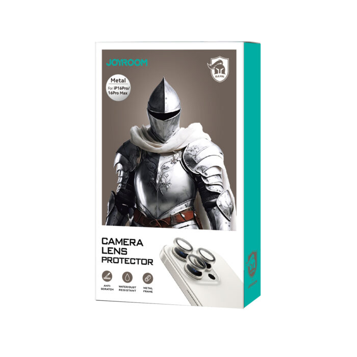 Протектор за камерите Joyroom JR-MFY0256 GlassScreen Protector за  iPhone16/16 Plus Lenses - Silver - Image 3