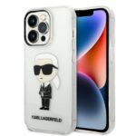 Калъф от Karl Lagerfeld IML Ikonik NFT Case за iPhone 14 Pro Transparent