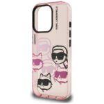 Калъф от Karl Lagerfeld IML Multi K&CH Heads Case за iPhone 16 Pro Pink - Image 6