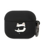 Силиконов калъф за AirPods 3 от Karl Lagerfeld - черен