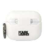Калъф Karl Lagerfeld and Choupette Silicone Case за Airpods Pro - White - Image 2