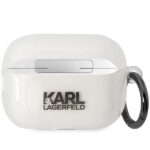 Калъф Karl Lagerfeld 3D Logo NFT Karl Head TPU Case за Airpods Pro 2 - White - Image 2
