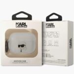 Калъф Karl Lagerfeld 3D Logo NFT Karl Head TPU Case за Airpods Pro 2 - White - Image 4